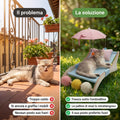 Sdraio per Gatti 3 in 1 con Ombrellino